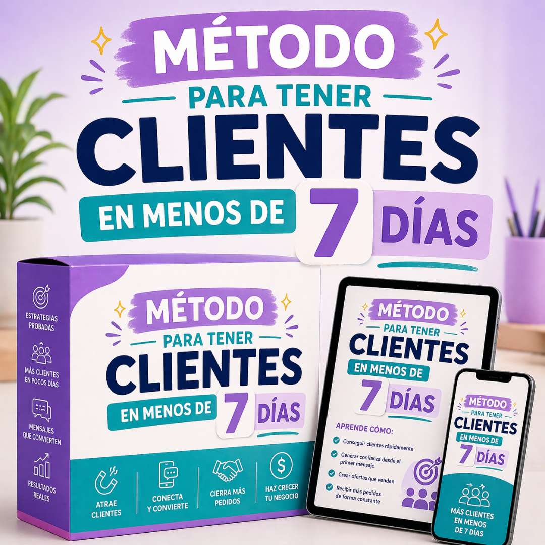 ✨Método para tener clientes en menos de 7 días